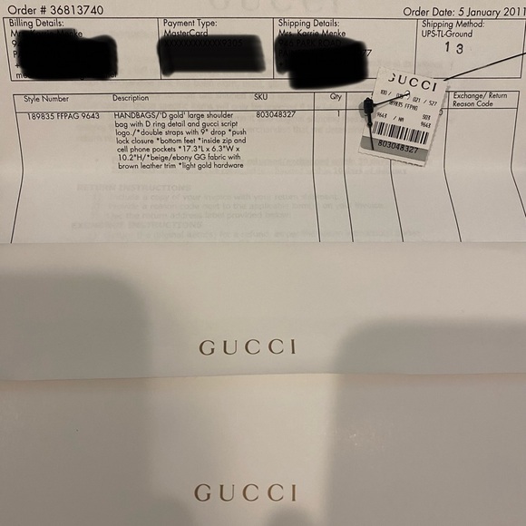 Excellent, barely used Gucci bag. - Picture 3 of 11